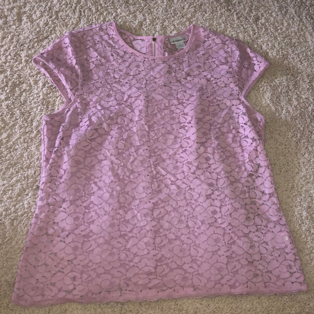 Lilac Lace Blouse